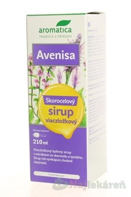 E-shop aromatica AVENISA Skorocelový sirup viaczložkový, 210ml