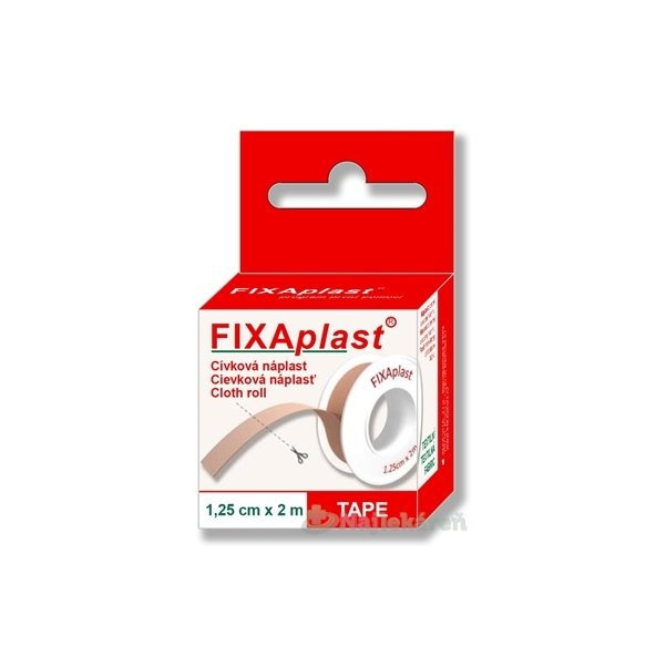 FIXAplast Cievková náplasť textilná (1,25cmx2m) 1ks