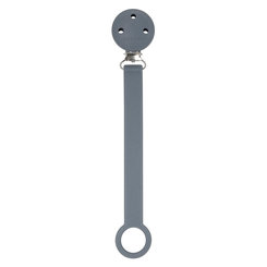 NATTOU Klip na cumlík silikón dark grey