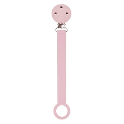 NATTOU klip na cumlík silikón pink