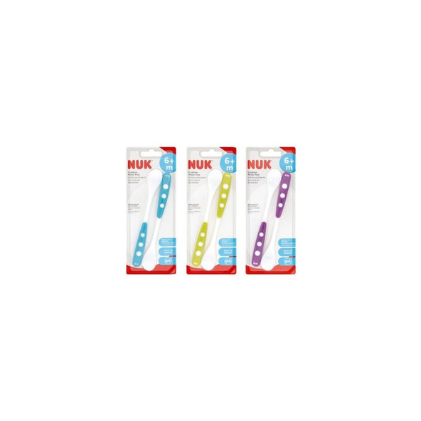 NUK EL Detské lyžičky 2 ks - zelená