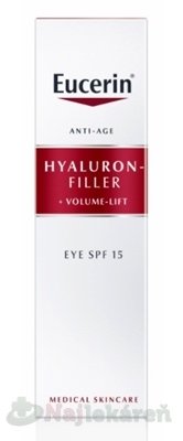 E-shop Eucerin HYALURON-FILLER+Volume-Lift Očný krém 15ml