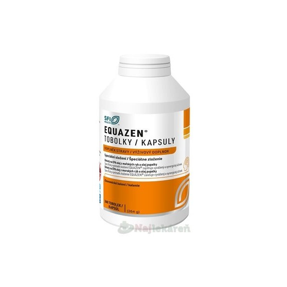 Equazen omega-3 a omega-6 360 kapsúl