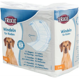 Trixie Diapers for male dogs, L–XL: 60–80 cm, 12 pcs.