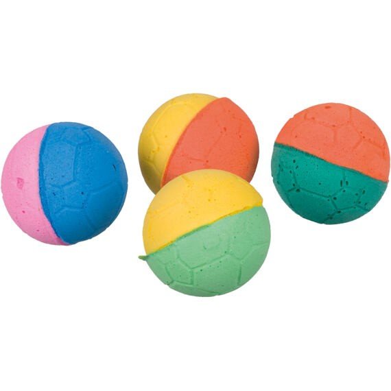 E-shop Trixie Set of soft balls, soft rubber, ř 4.3 cm, 4 pcs.