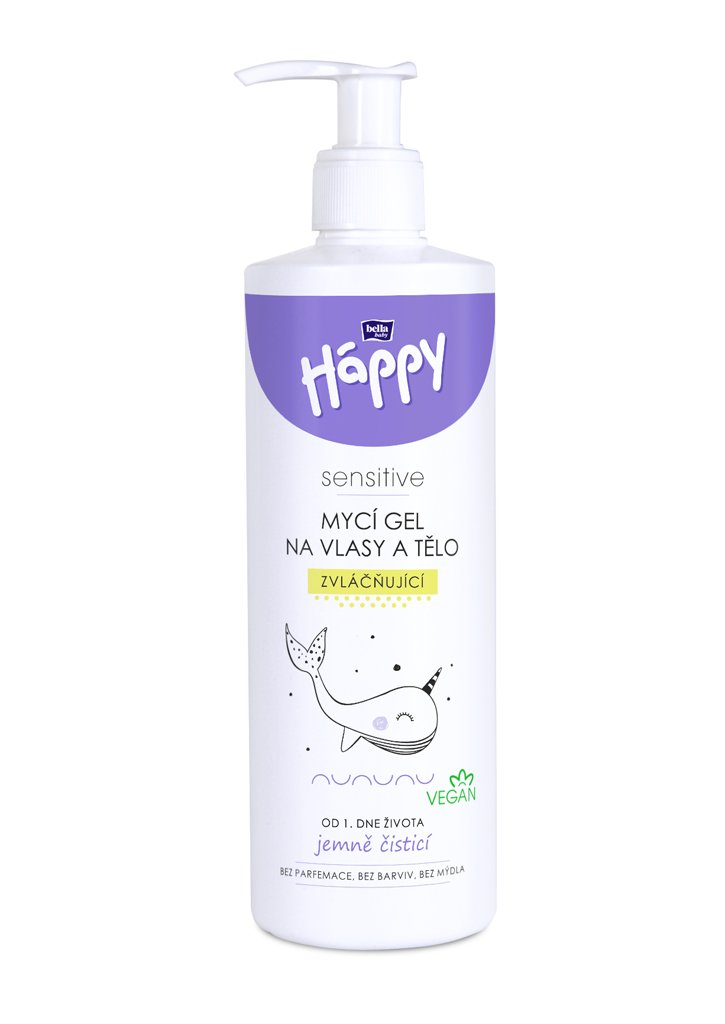 E-shop BELLA HAPPY Baby gél umývací na telo a vlasy 400 ml