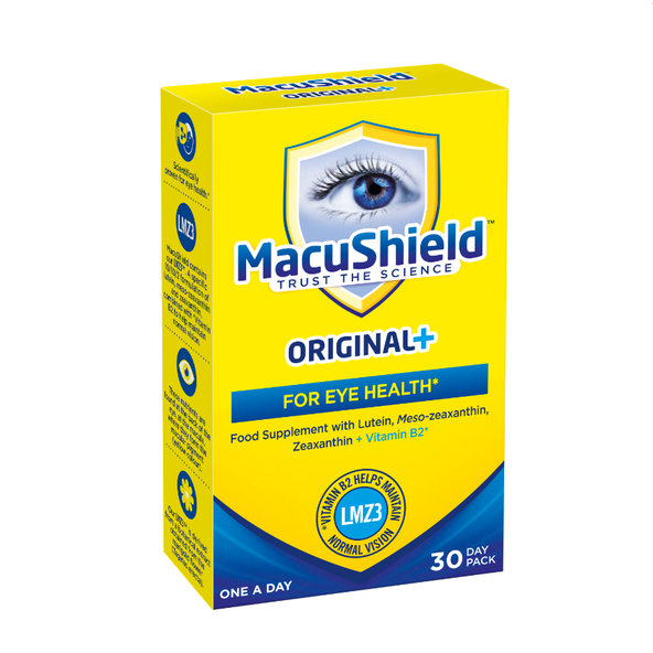 MacuShield Original+ pre unavené oči 30 kapsúl