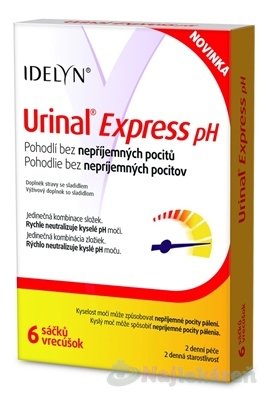 E-shop Idelyn Urinal Express pH na močové cesty 6 vrecúšok