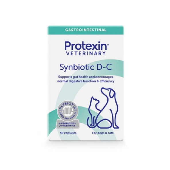 Protexin Synbiotics probiotiká a prebiotiká pre psy a mačky 50cps