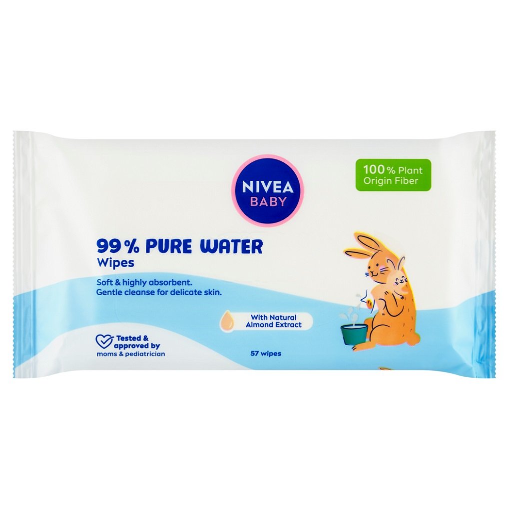 E-shop NIVEA BABY Obúsky čistiace 99% Pure Water 57 ks