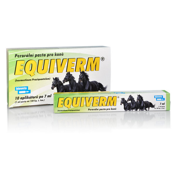 Equiverm perorálna antiparazitná pasta pre kone 7ml