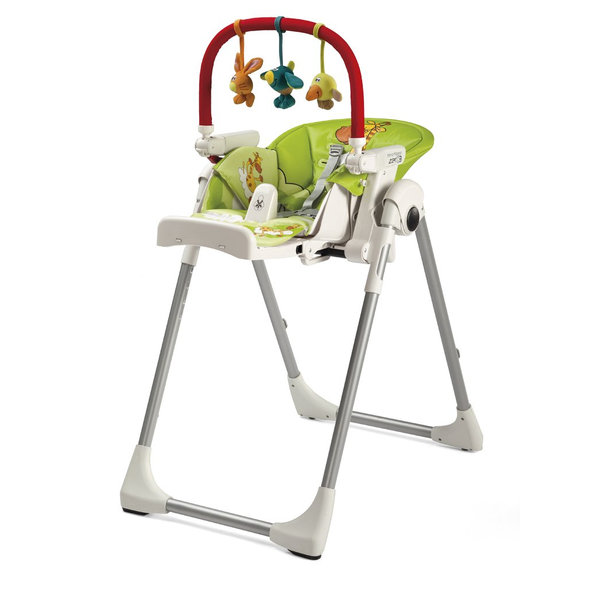 PEG PEREGO Jedálenská stolička Prima Pappa Follow Me Gold 2022+hrazdička