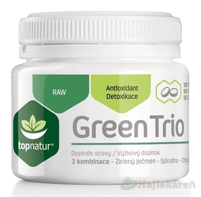E-shop topnatur GREEN TRIO výživový doplnok, 180ks