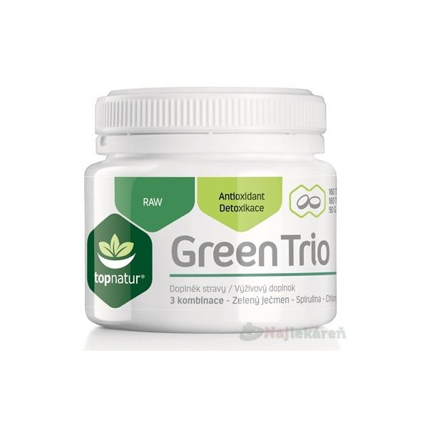 topnatur GREEN TRIO výživový doplnok, 180ks