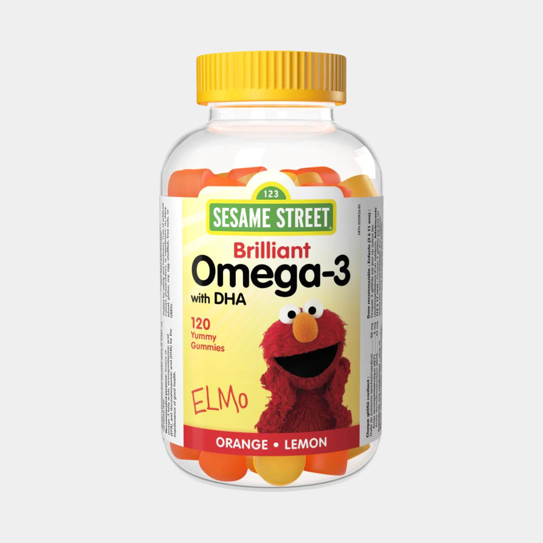 E-shop Webber Naturals Sesame Street® Omega3 pre deti 120 tabliet