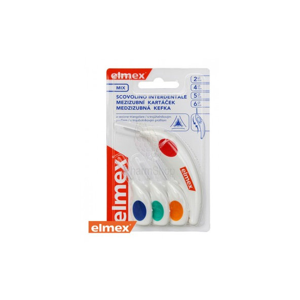 Elmex Medzizubné kefky MIX - 2.4,5.6mm 4ks