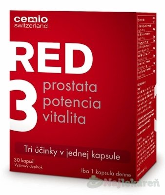 E-shop Cemio RED3 výživový doplnok 30 cps