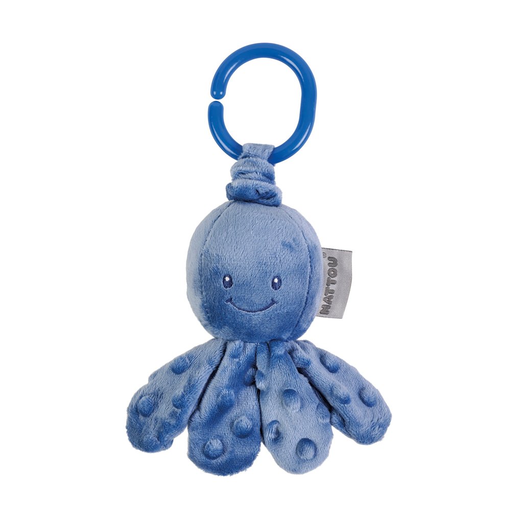 E-shop NATTOU Chobotnička vibračná na C krúžku dark blue 20 cm Lapidou