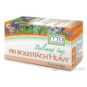 FYTO Bylinný čaj PRI BOLESTIACH HLAVY, 20x1,5g