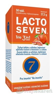 E-shop Vitabalans Lacto Seven Trio 3v1​ na imunitu 50 tabliet