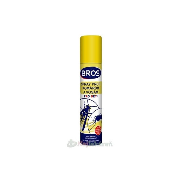 BROS spray proti komárom a osám pre deti 90ml