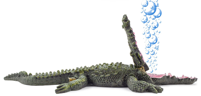 E-shop Happet dekorácia do akvária krokodíl 17cm