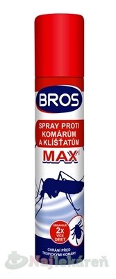 E-shop BROS spray proti komárom a kliešťom MAX 90ml