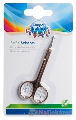 E-shop Canpol Babies Nožničky celokovové pre batoľatá 1ks