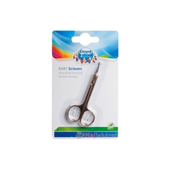 Canpol Babies Nožničky celokovové pre batoľatá 1ks