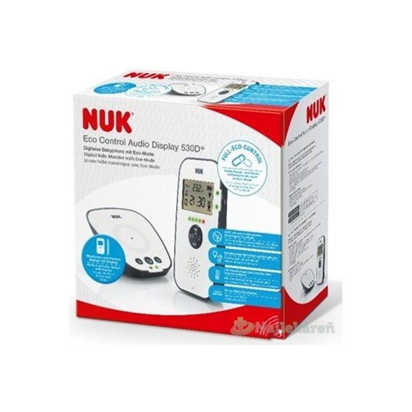 NUK Eco Control Audio Display 530D+ Baby monitor
