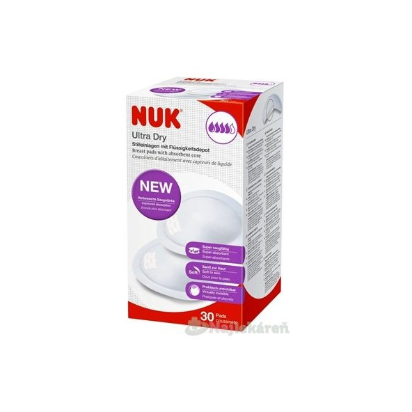 NUK Prsné vankúšiky ULTRA DRY 30ks