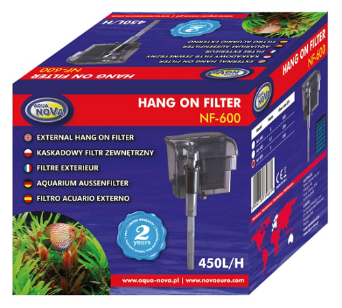 E-shop AQUA NOVA Závesný filter do akvária NF-600