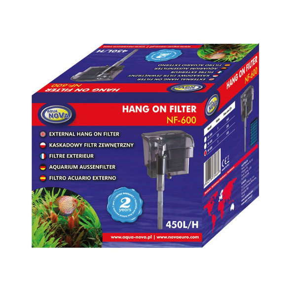 AQUA NOVA Závesný filter do akvária NF-600
