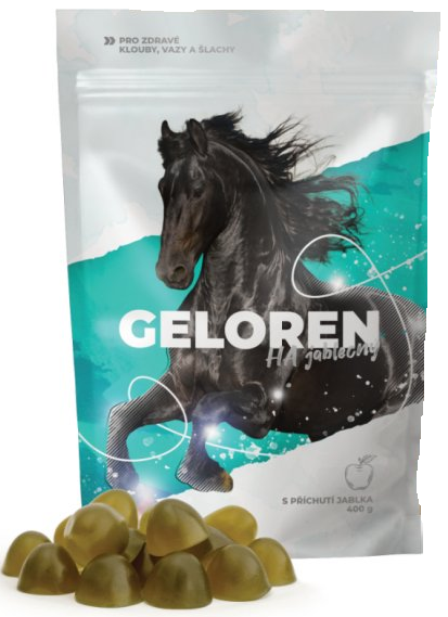 E-shop Geloren HA gélové tablety - kĺbová výživa pre kone 450g príchuť jablko