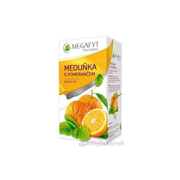 MEGAFYT Medovka s pomarančom, 20x2g (40g)