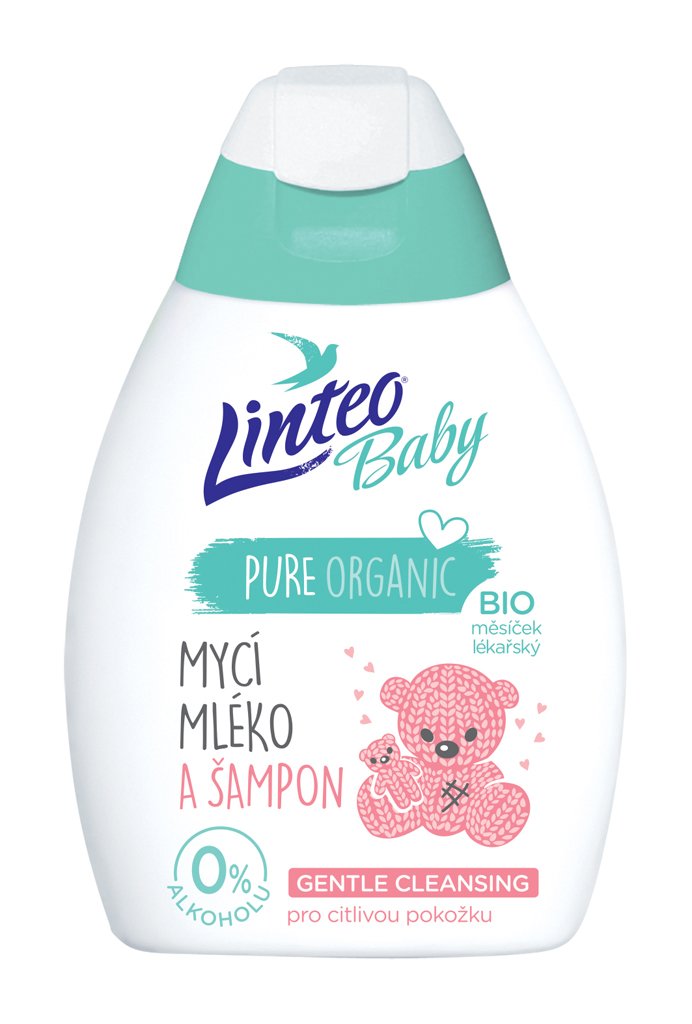 E-shop LINTEO BABY Detské sprchovacie mlieko a šampón