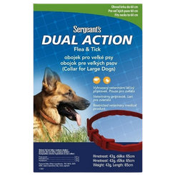 Sergeant´s Dual Action obojok proti parazitom pre veľké psy 65cm