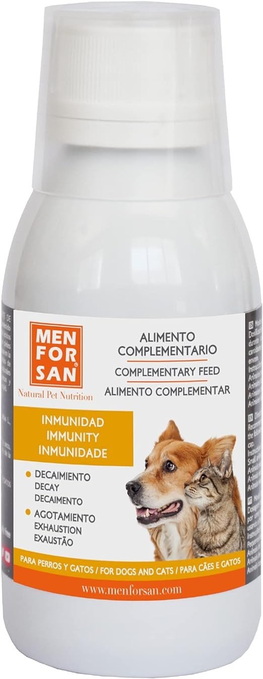 E-shop MEN FOR SAN IMMUNITY doplnkové krmivo na podporu imunity pre psy a mačky 120ml