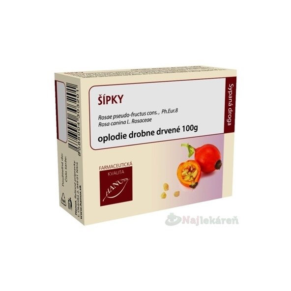 HANUS ŠÍPKY Oplodie drobné drvené, 100g