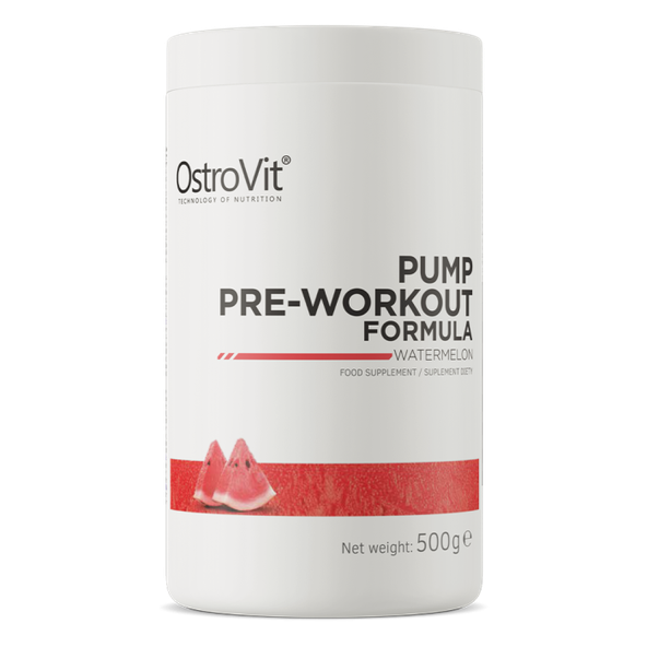 Pump pre-workout formula - OstroVit vodný melón 500g