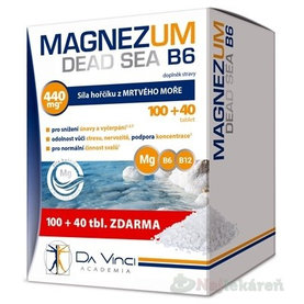 MAGNEZUM DEAD SEA - DA VINCI,  tbl 100+40 zadarmo (140 ks)