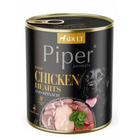 Piper PIPER konzerva 800g - s kuracími srdieckami a hnedou ryžou
