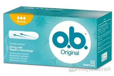 E-shop O.B. Original Normal hygienické tampóny 32ks