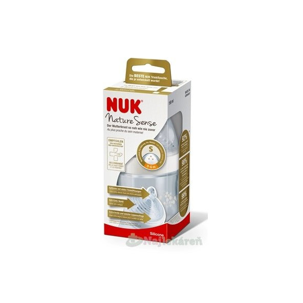 NUK FĽAŠA dojčenská Nature Sense, 150ml