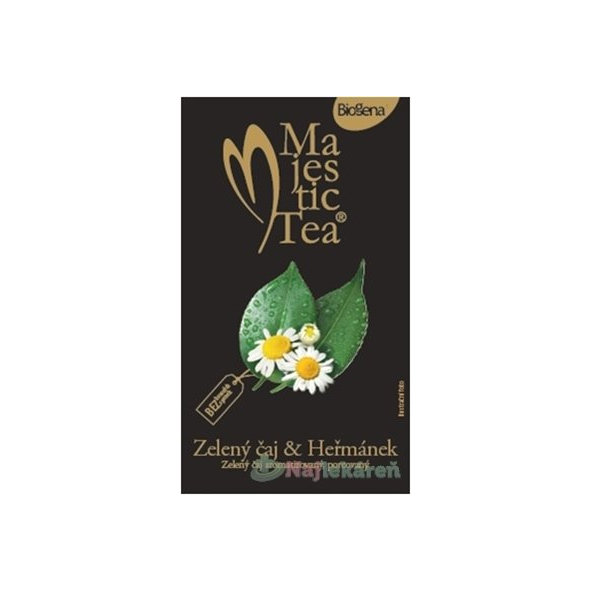 Biogena Majestic Tea Zelený čaj & Rumanček 20x1,5g