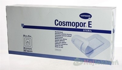 E-shop COSMOPOR E STERIL náplasť sterilná s mikrosieťkou (20x8cm) 25ks