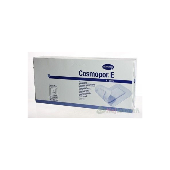 COSMOPOR E STERIL náplasť sterilná s mikrosieťkou (20x8cm) 25ks