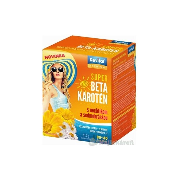 Vitar SUPER BETA-KAROTÉN 120 kapsúl + Bio Mrkvový olej