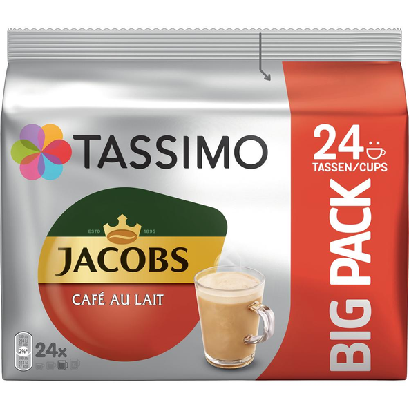 Jacobs Cafe Au Lait TASSIMO 24 kusov