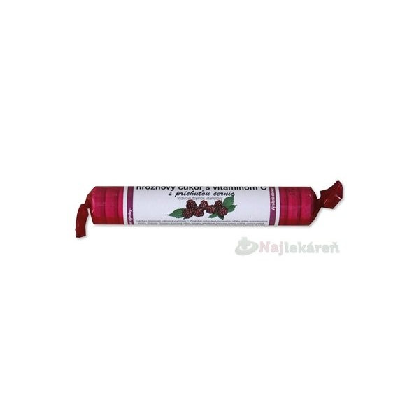 INTACT HROZNOVÝ CUKOR S VITAMÍNOM C s príchuťou černíc  40 g